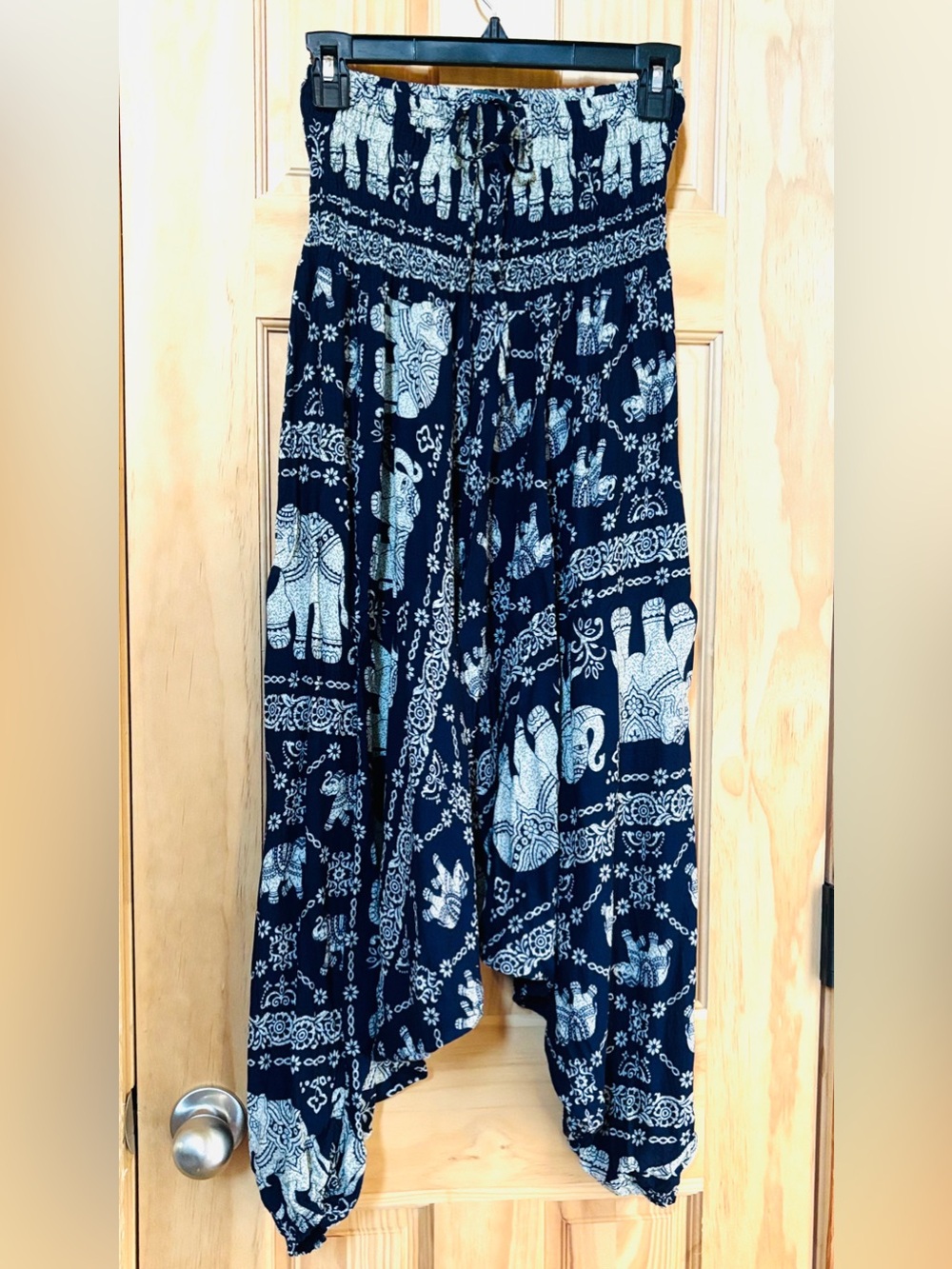 Earthbound Trading Co Boho Elephant Print Harem Pants M